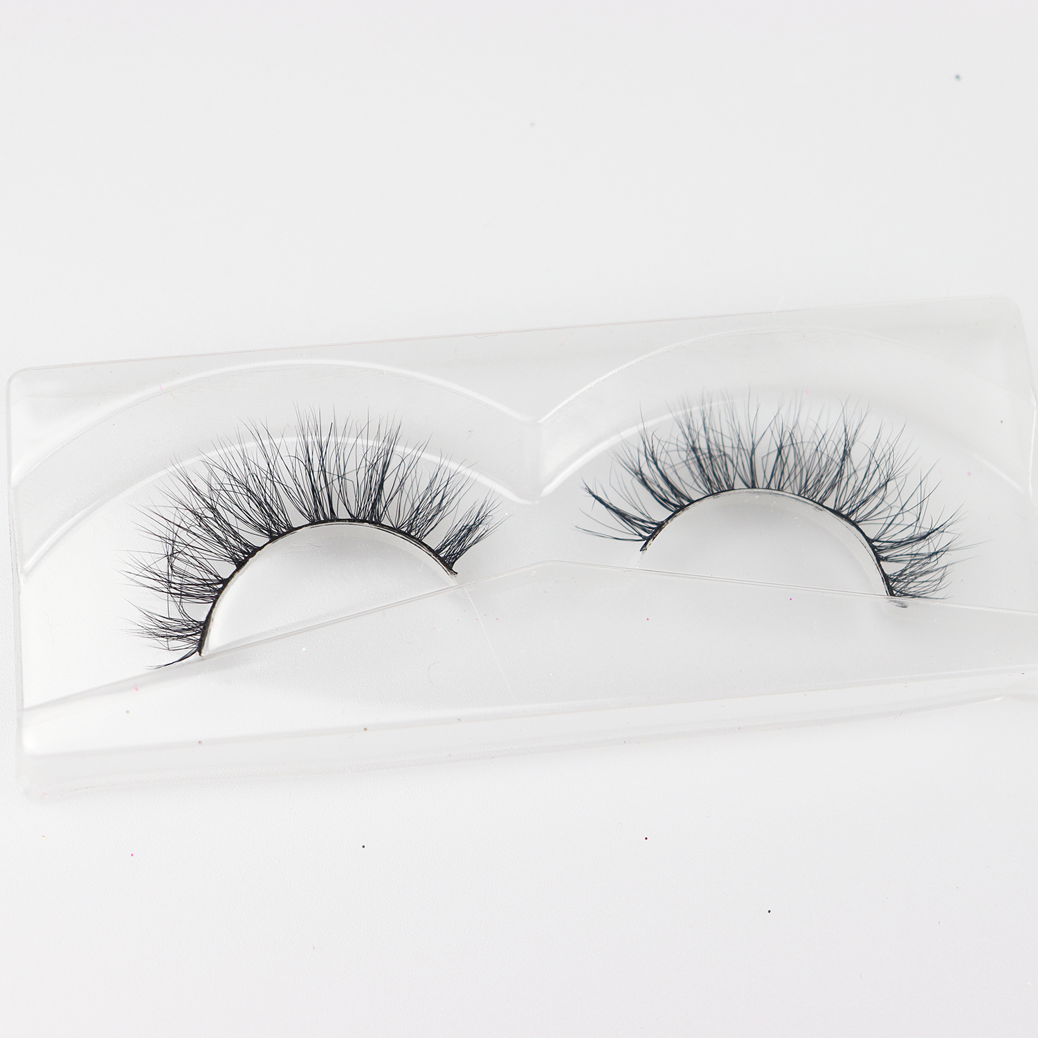 False Eye Lash Full Strip Eye Lashes Faux Mink Eyelash Custom Packaging Box Popular Qingdao Eyelashes