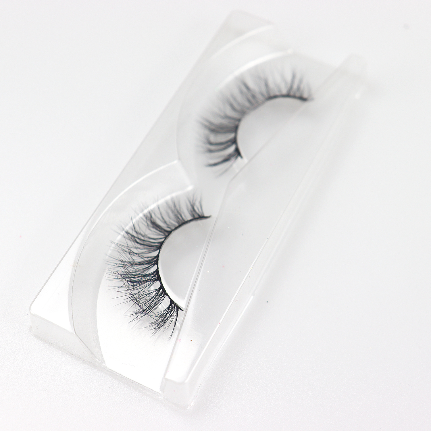 False Eye Lash Full Strip Eye Lashes Faux Mink Eyelash Custom Packaging Box Popular Qingdao Eyelashes