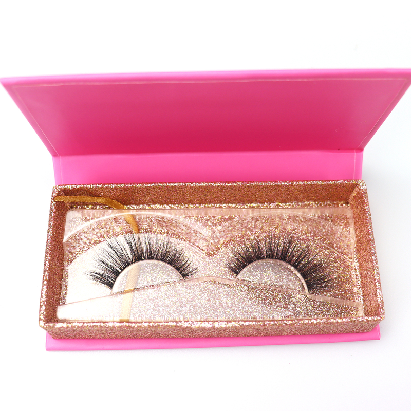 New Arrival 5 Pair Lashes Kit Set with Personalized Logo Silkand Mink Magnetic Eyelashes