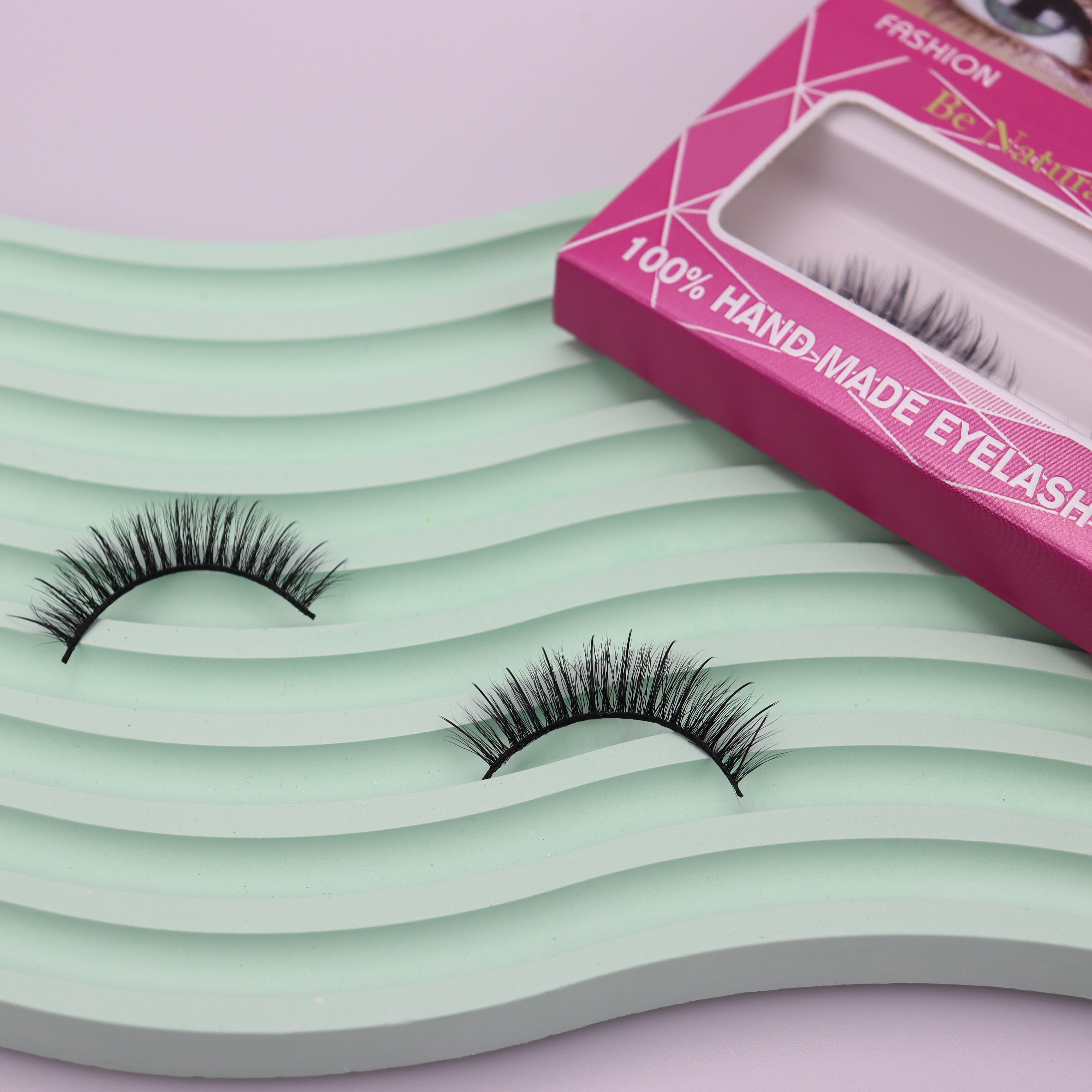 Barbie 6D Natural Long Mink False Eyelashes for Makeup and Cosmetics