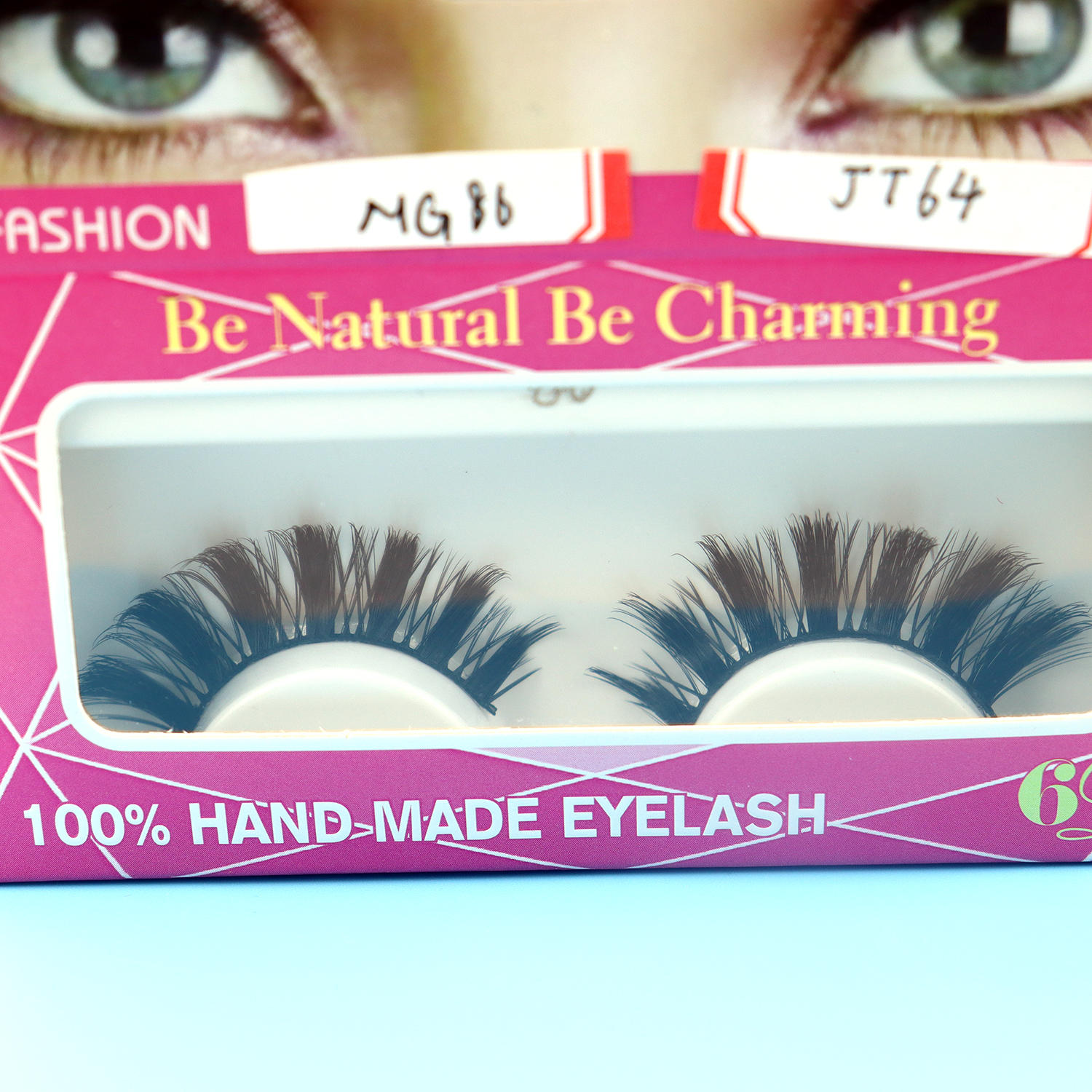 Worldbeauty Real Mink Lash Extensions Private Label 5D Fluffy Vegan Minkcotton Band Eyelashes 3D Natural Luxury Mink Lashes